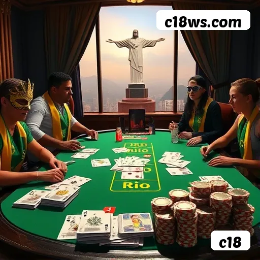 Aplicativo móvel c18 para iOS e Android